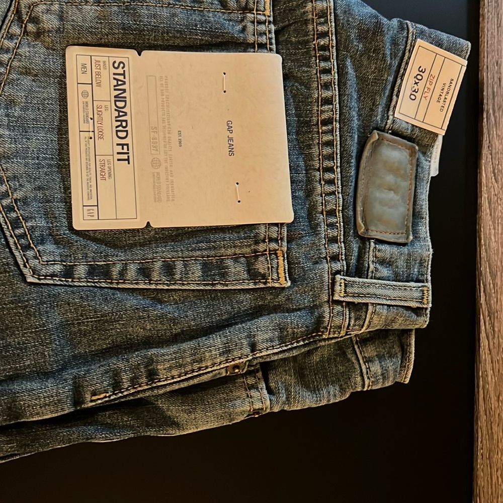 GAP Men's Blue Jeans - Standard Fit